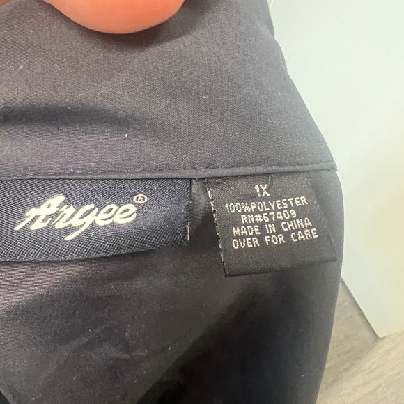 7. Women’s Navy Track Suit With Light Green Accents - Picture 5 of 5